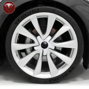 Cache moyeux / Cache écrous jantes 19″ Tesla Model 3